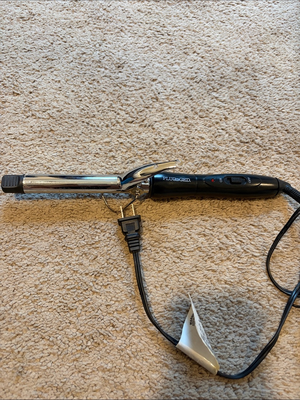 Plugged In Curling Iron - Picture 5 of 6